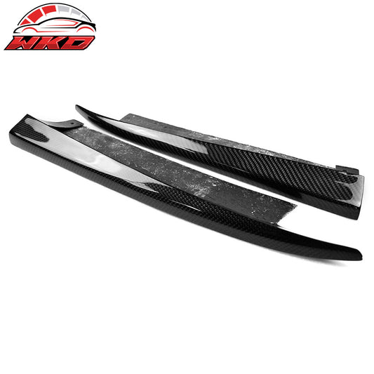 For 12-14 Benz W204 C-Class Rear Bumper Side Aprons OE Style Carbon Fiber Canard | Wholesale