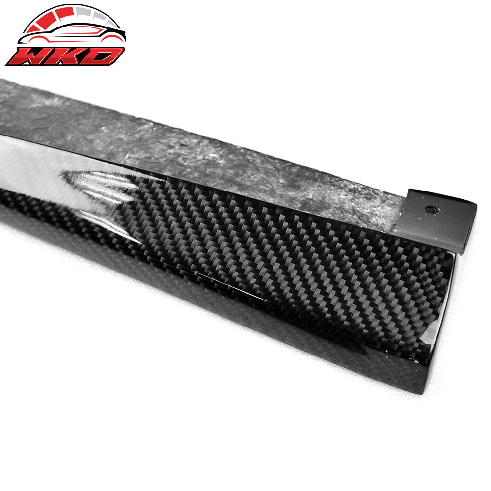 For 12-14 Benz W204 C-Class Rear Bumper Side Aprons OE Style Carbon Fiber Canard