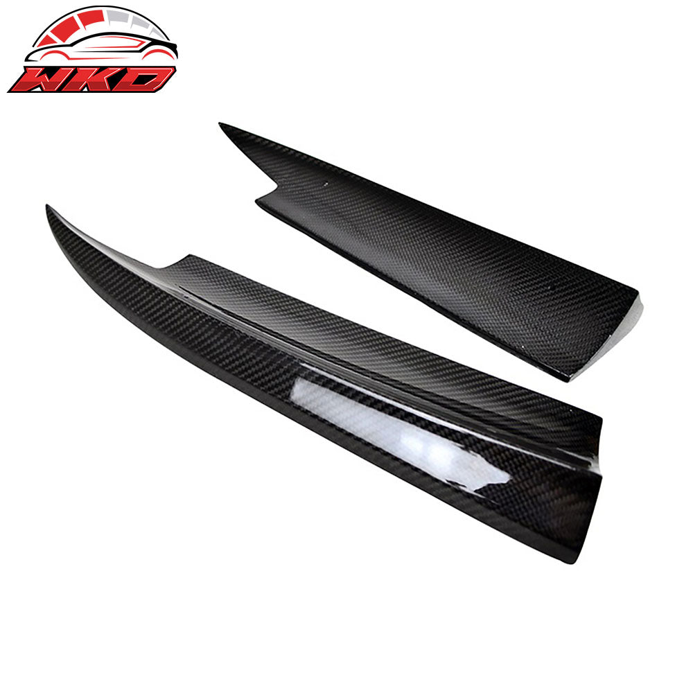Closeout! Fits 14-16 Benz W117 CLA-Class Carbon Fibe CF Rear Bumper Side Aprons
