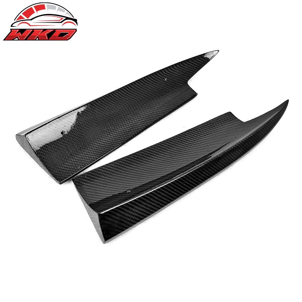 Closeout! Fits 14-16 Benz W117 CLA-Class Carbon Fibe CF Rear Bumper Side Aprons