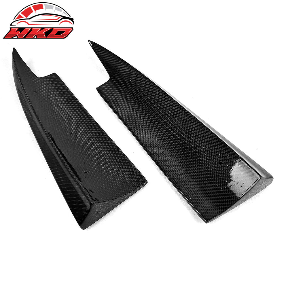 Closeout! Fits 14-16 Benz W117 CLA-Class Carbon Fibe CF Rear Bumper Side Aprons