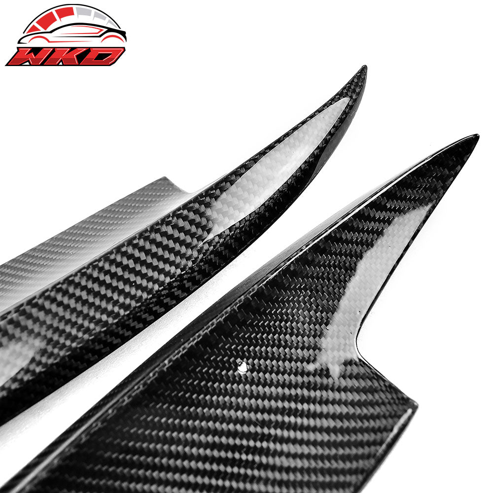 Closeout! Fits 14-16 Benz W117 CLA-Class Carbon Fibe CF Rear Bumper Side Aprons