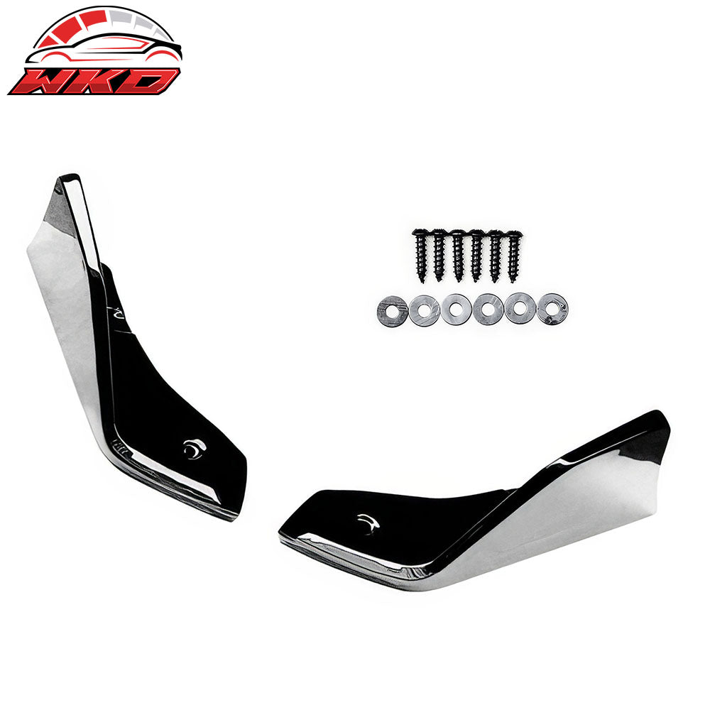 Fits 20-25 Toyota GR Supra A90 A91 Rear Bumper Splitters AG Style Gloss Black
