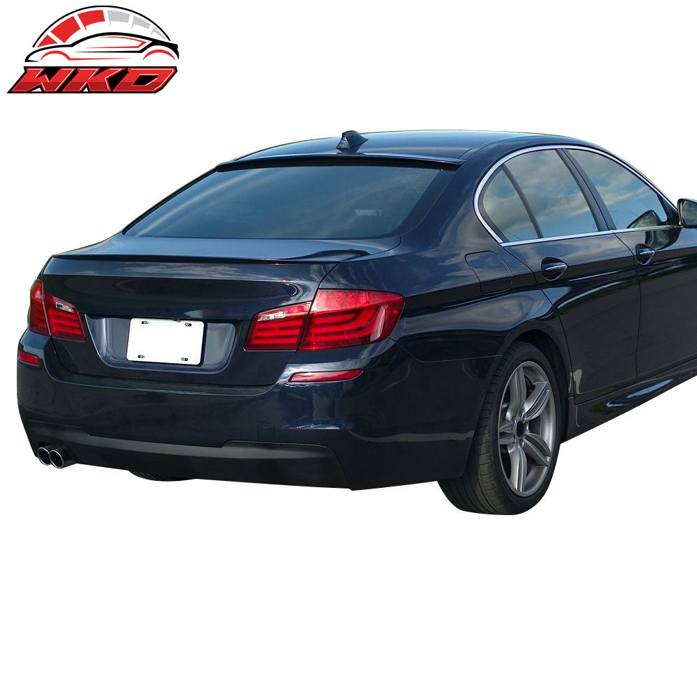 Fits 11-16 BMW F10 5-Series MTech Style Rear Bumper Conversion Kit Single Outlet