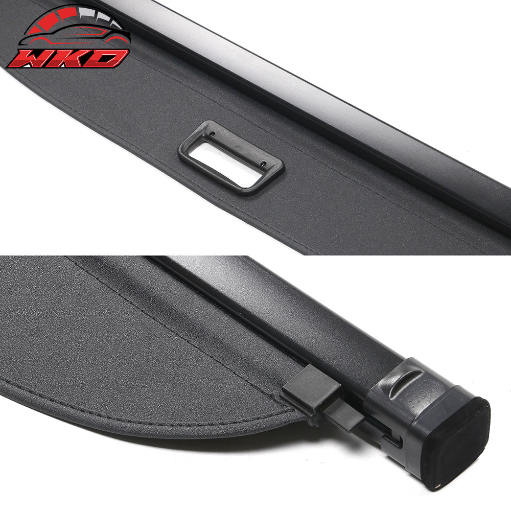 For 22-26 Toyota Corolla Cross Black Rear Security Tonneau Cargo Shade Cover PVC