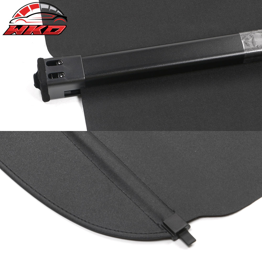 For 22-26 Toyota Corolla Cross Black Rear Security Tonneau Cargo Shade Cover PVC