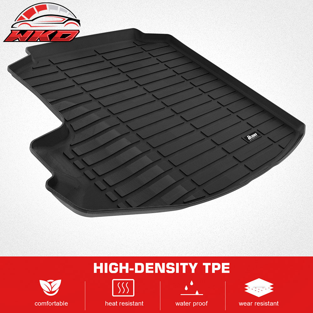 Fits 23-25 Toyota Crown 3D TPE All Weather Rear Cargo Liner Trunk Tray Mats