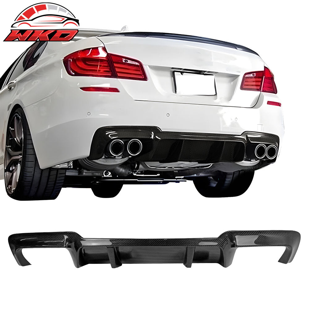 Closeout! Fits 11-16 BMW F10 M5 M-Tech Style Rear Bumper Diffuser Carbon Fiber