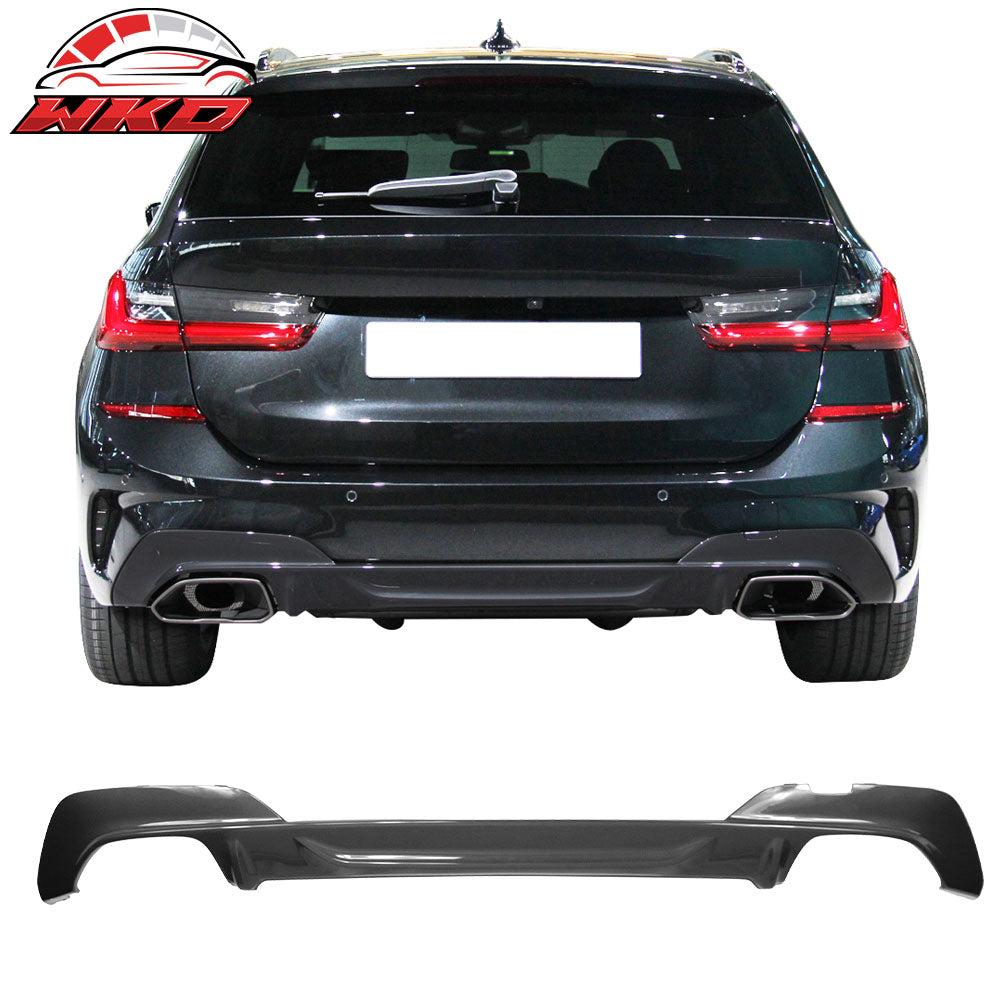 Fits 19-22 BMW G20 M340i Style Unpainted Rear Bumper Lip Diffuser