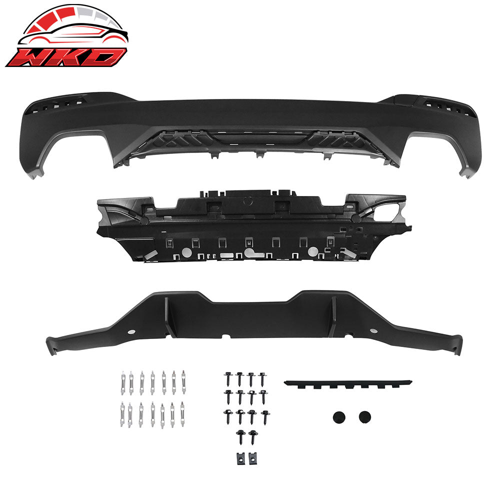 Fits 17-22 BMW 5 Series G30 M Sport MP Style Type 2 Rear Bumper Lip Diffuser PP