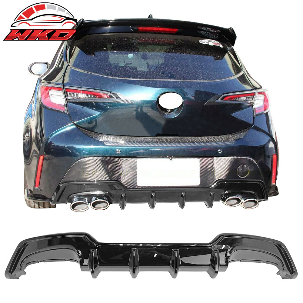 Fits 19-22 Toyota Corolla Auris Hatchback SE XSE Rear Lip Diffuser Painted #218