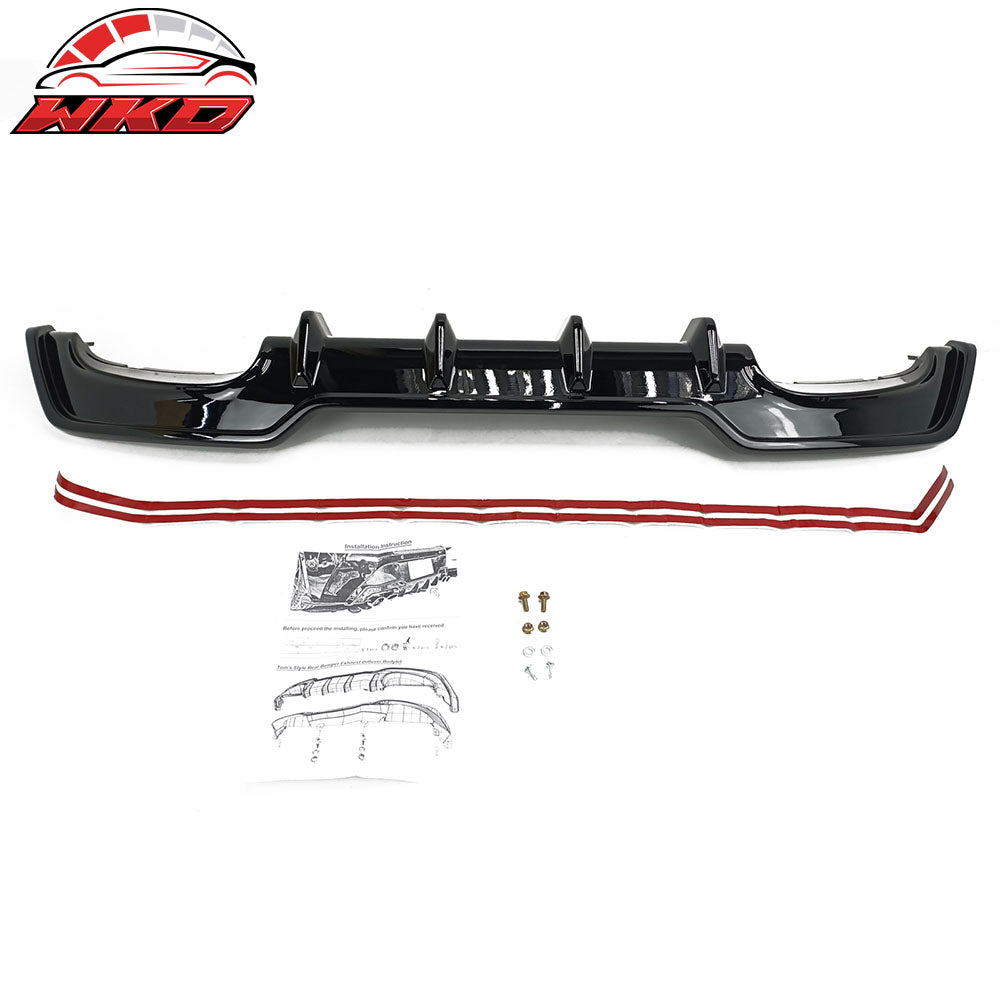 Fits 19-22 Toyota Corolla Auris Hatchback SE XSE Rear Lip Diffuser Painted #218