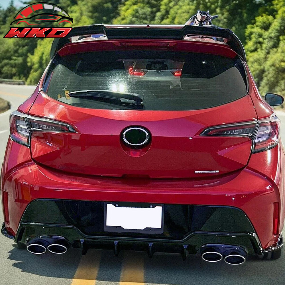 Fits 19-22 Toyota Corolla Auris Hatchback SE XSE Rear Lip Diffuser Painted #218