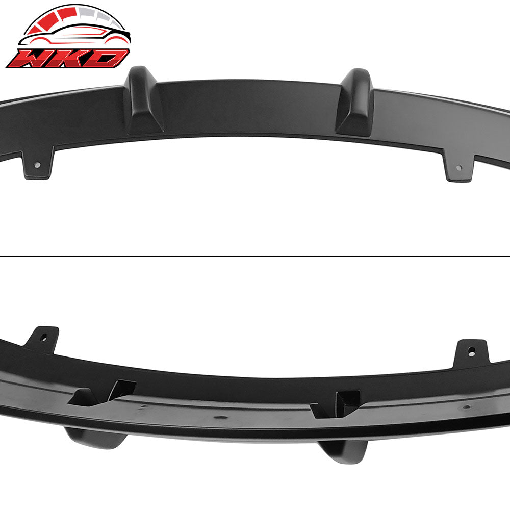 Fits 17-23 Tesla Model 3 V Style Matte Black Rear Lower Bumper Lip Diffuser ABS
