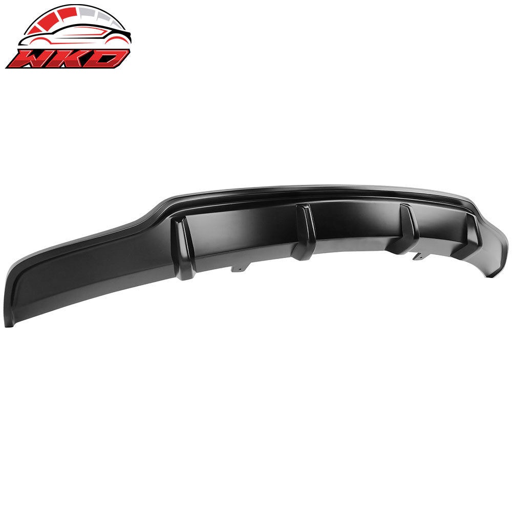 Fits 17-23 Tesla Model 3 V Style Rear Bumper Lip Diffuser Valance ABS Unpainted