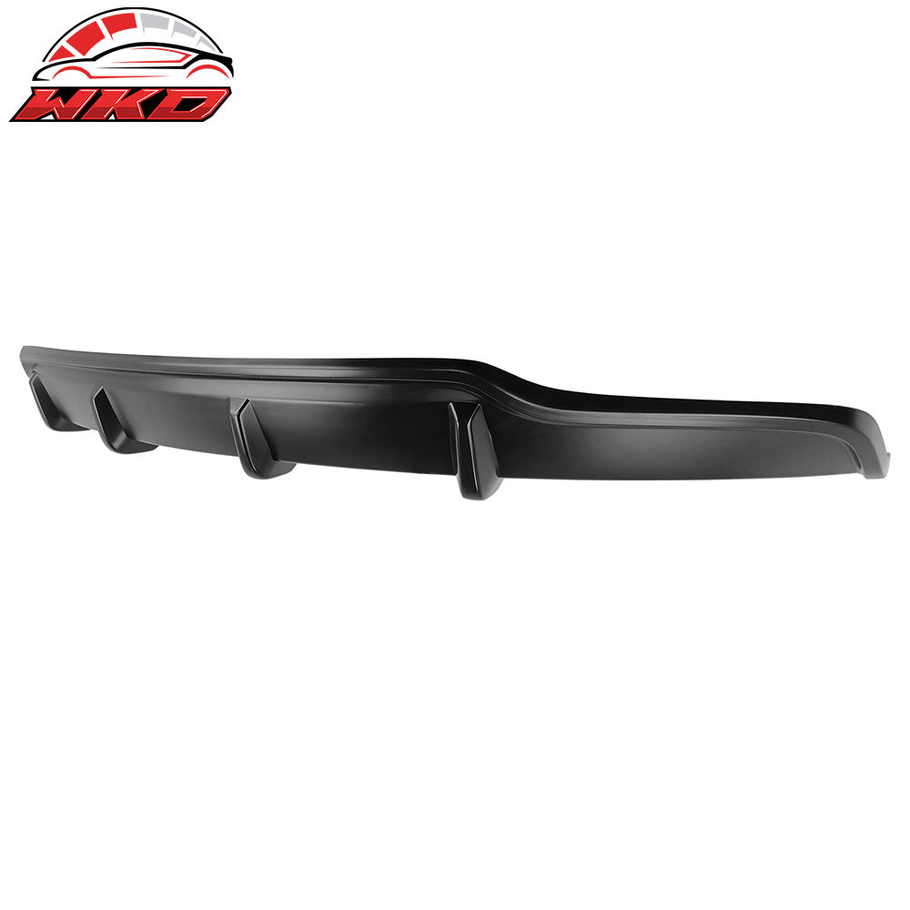 Fits 17-23 Tesla Model 3 V Style Rear Bumper Lip Diffuser Valance ABS Unpainted