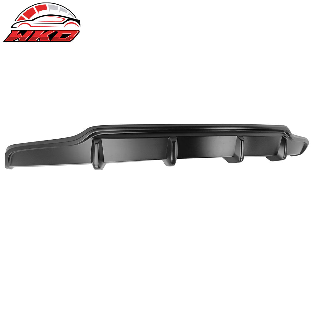 Fits 17-23 Tesla Model 3 V Style Rear Bumper Lip Diffuser Valance ABS Unpainted