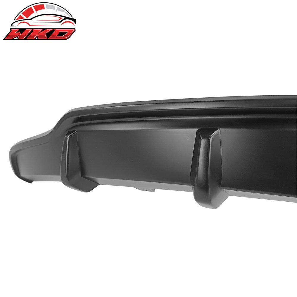 Fits 17-23 Tesla Model 3 V Style Rear Bumper Lip Diffuser Valance ABS Unpainted