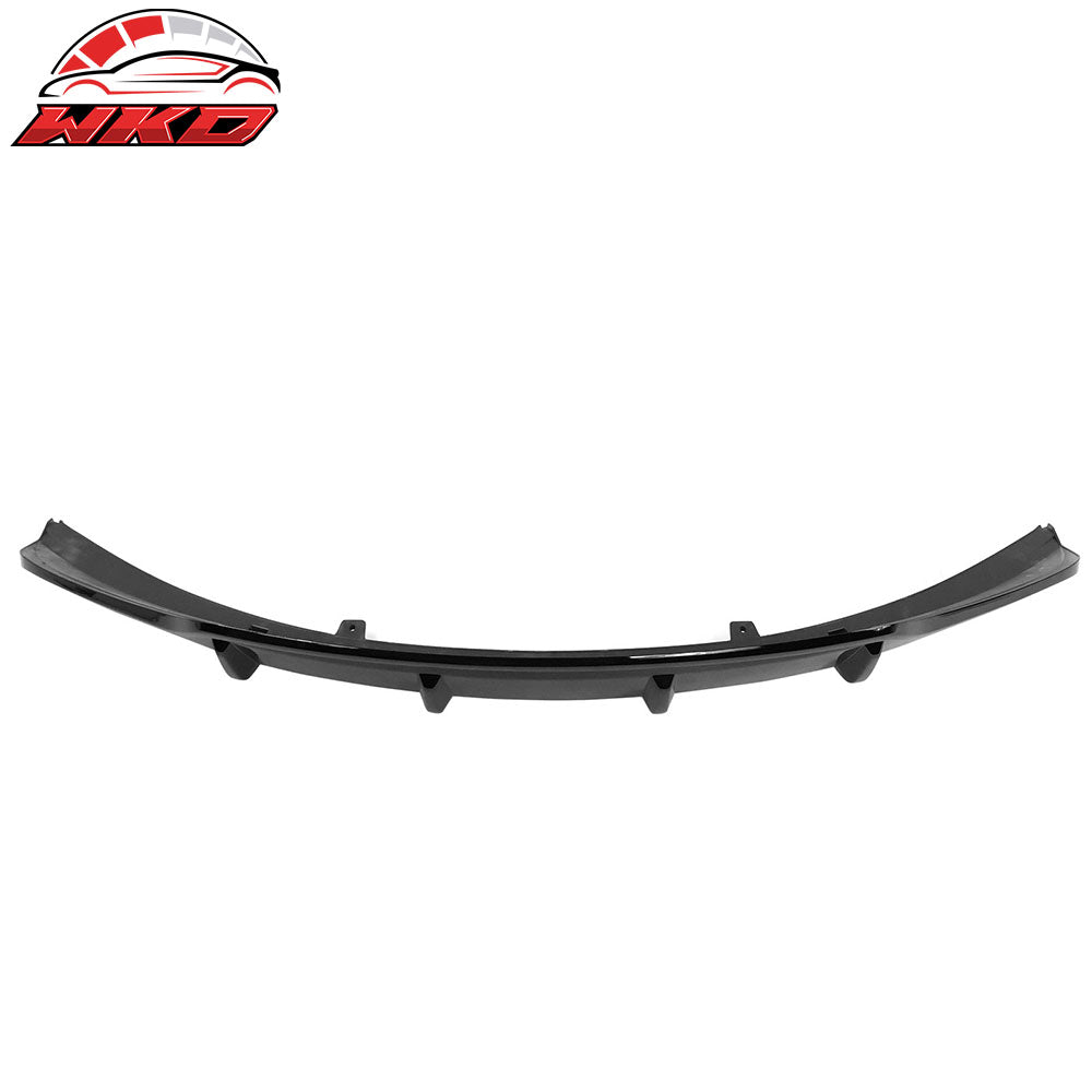 Fits 17-23 Tesla Model 3 Rear Bumper Lip Diffuser V Style Spoiler #PBSB Black