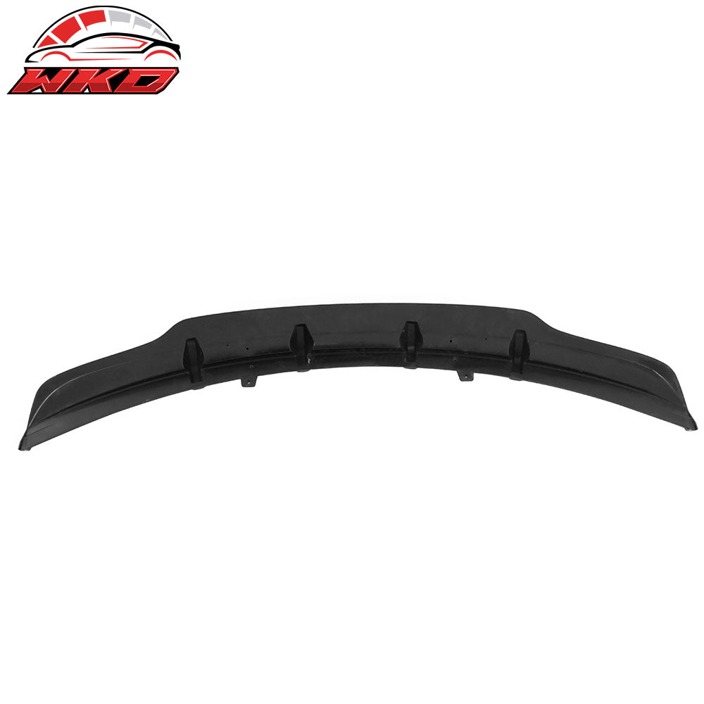 Fits 17-23 Tesla Model 3 Rear Bumper Lip Diffuser V Style Spoiler #PBSB Black