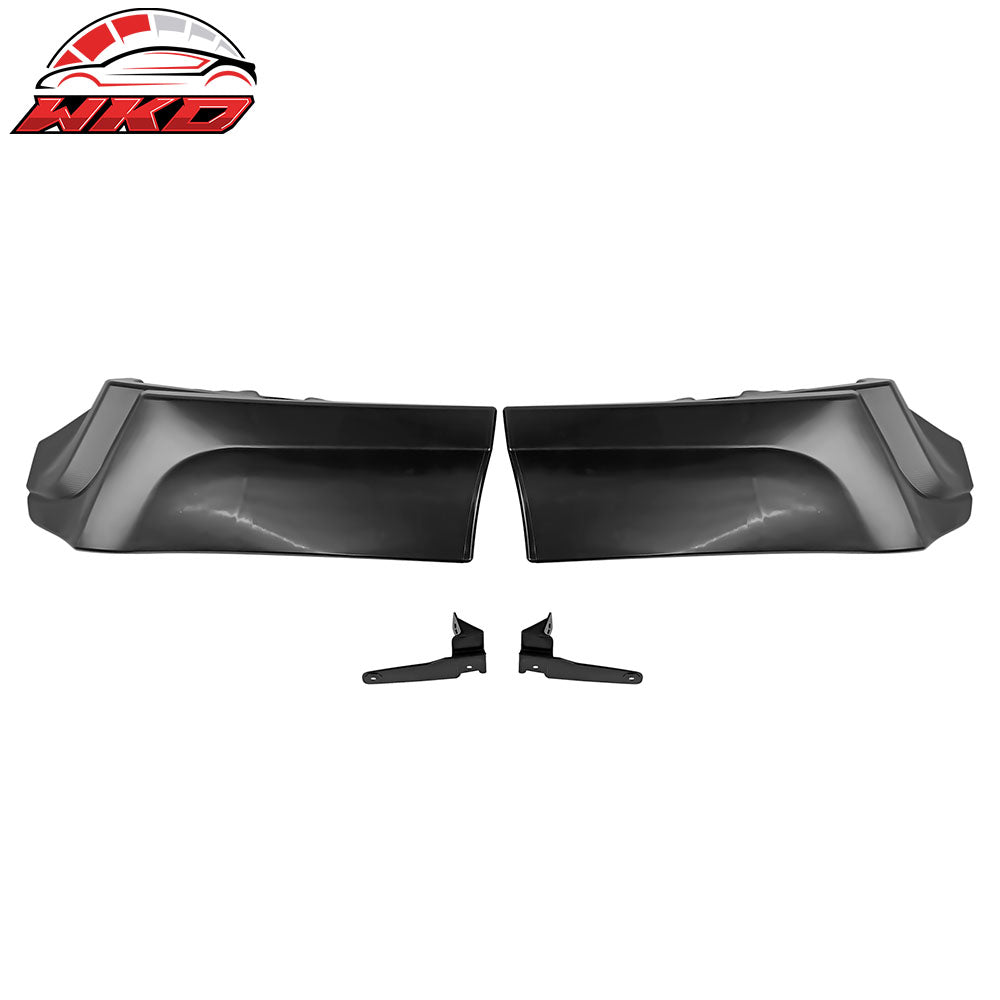 Fits 15-21 Subaru WRX STI Rear Bumper Lip Diffuser Side Aprons Valance Canard PP