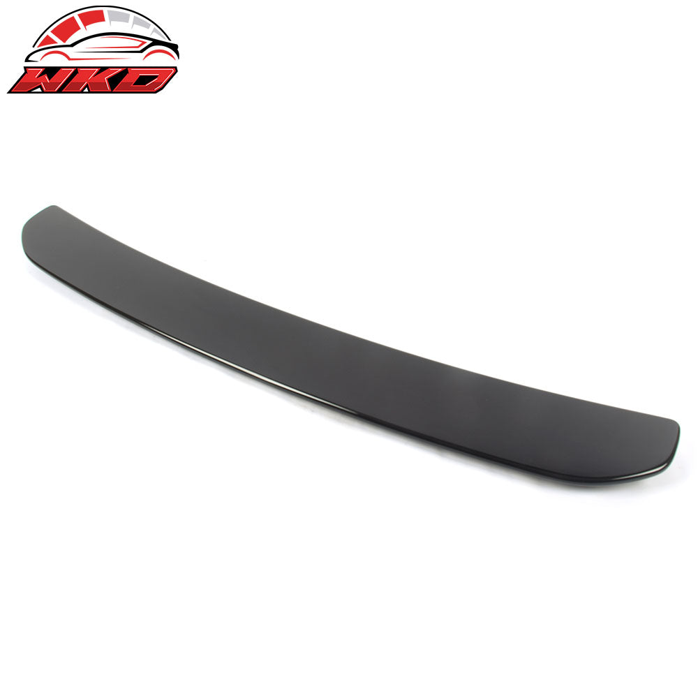 Fits 15-21 Subaru WRX & STI Style Rear Bumper Lip Diffuser Apron Gloss Black