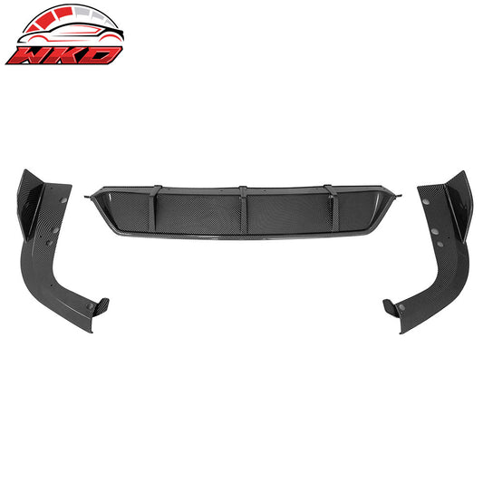 2019-25 BMW G05 X5 M Sport Rear Bumper Lip Diffuser Carbon Fiber Print 3PC | Wholesale