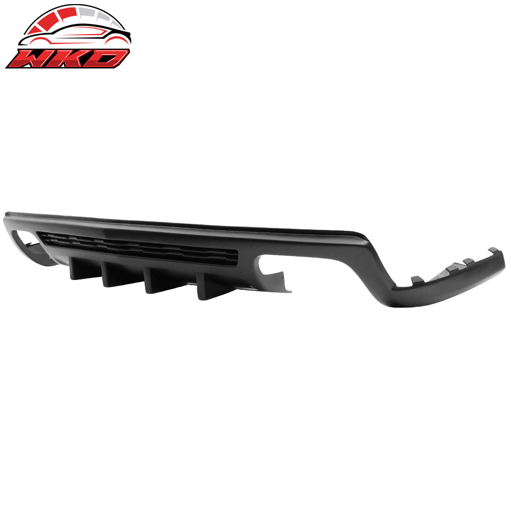 Fit 10-13 Camaro ZL1 Only Rear Bumper Lip Diffuser Ikon Style Shark Fins PP