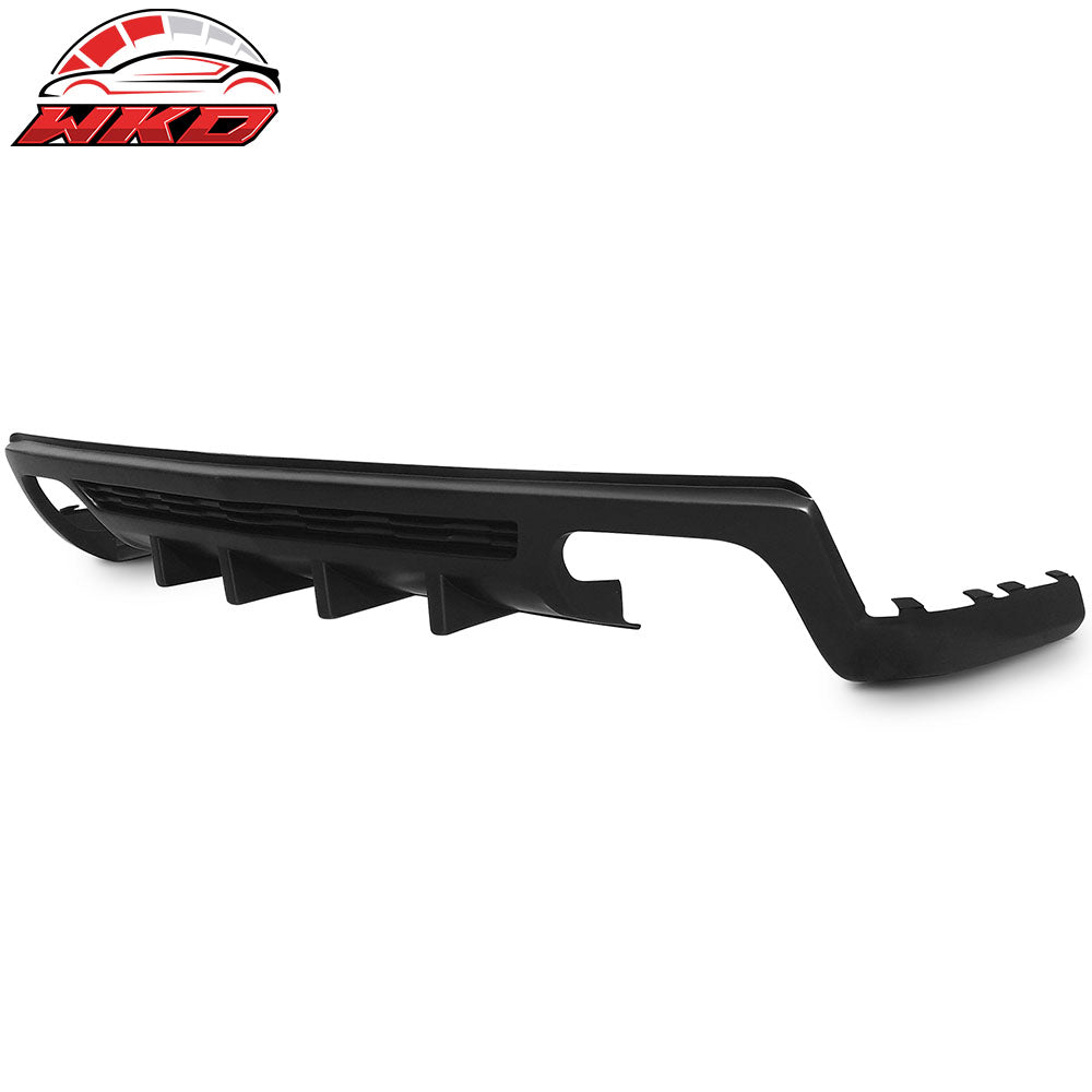 Fit 10-13 Camaro ZL1 Only Rear Bumper Lip Diffuser Ikon Style Shark Fins PP
