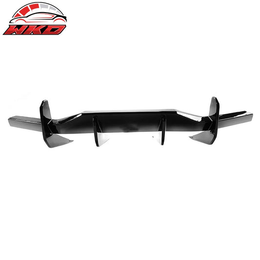 2020-26 Chevy Corvette C8 Stingray Z51 Bumper Diffuser Fin Lip Gloss Black ABS | Wholesale
