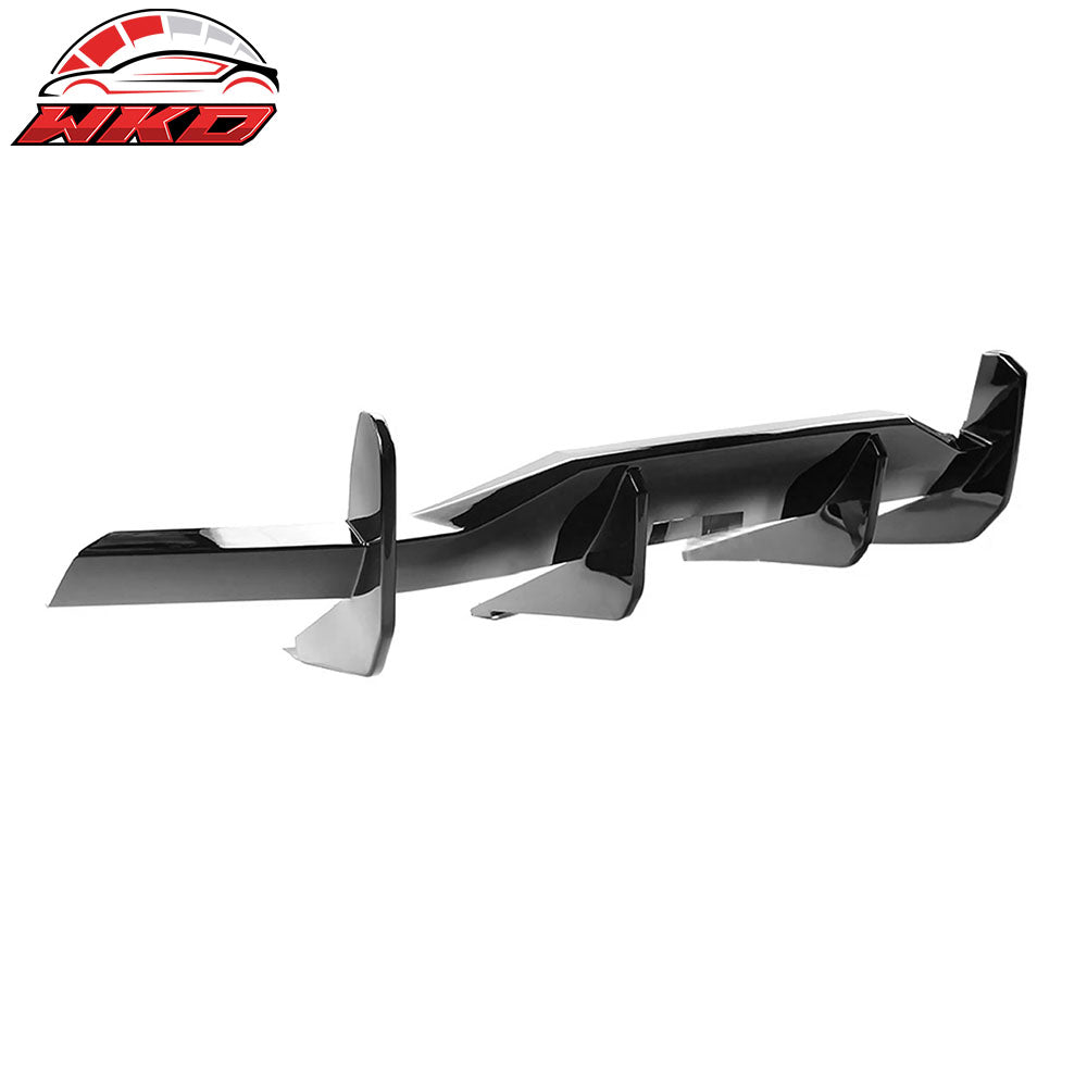 Wholesale 20-25 Chevy Corvette C8 Stingray Z51 Bumper Diffuser Fin Lip Gloss Black ABS