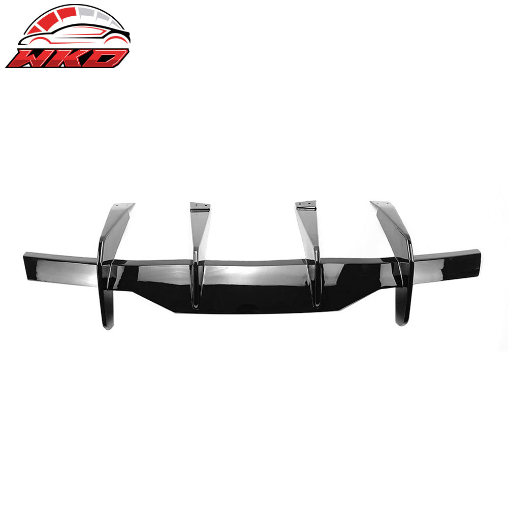 Wholesale 20-25 Chevy Corvette C8 Stingray Z51 Bumper Diffuser Fin Lip Gloss Black ABS