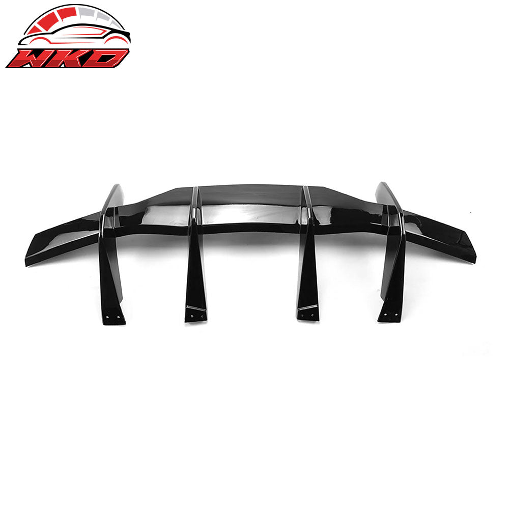 Wholesale 20-25 Chevy Corvette C8 Stingray Z51 Bumper Diffuser Fin Lip Gloss Black ABS