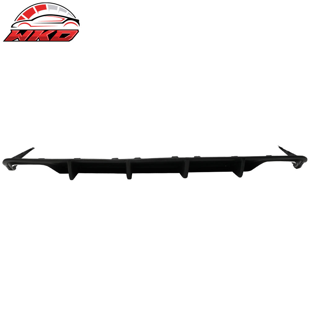 11-14 Dodge Charger Ikon Aero 4 Fin Rear Bumper Lip Valance Diffuser | Wholesale