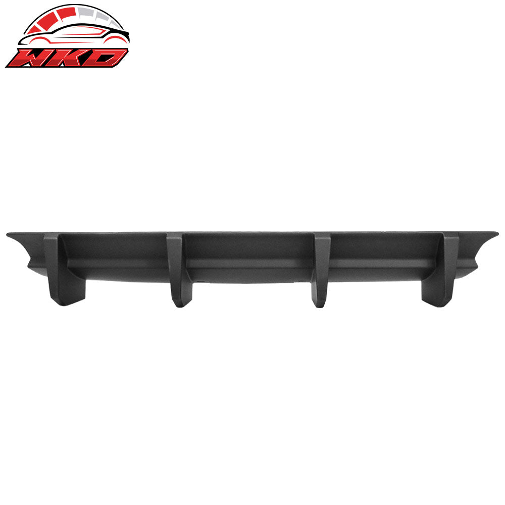 2015-23 Dodge Challenger Rear Bumper Lip Diffuser 4 Shark Fin Spoiler Wing | Wholesale