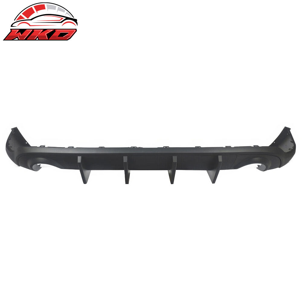 Fits 11-25 Dodge Durango Rear Bumper Lip Diffuser Matte Black V1 Valance Canard