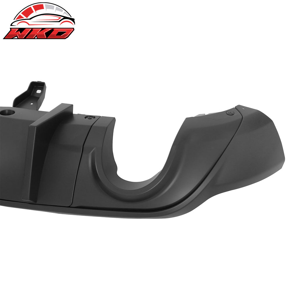 Fits 11-25 Dodge Durango Rear Bumper Lip Diffuser Matte Black V1 Valance Canard