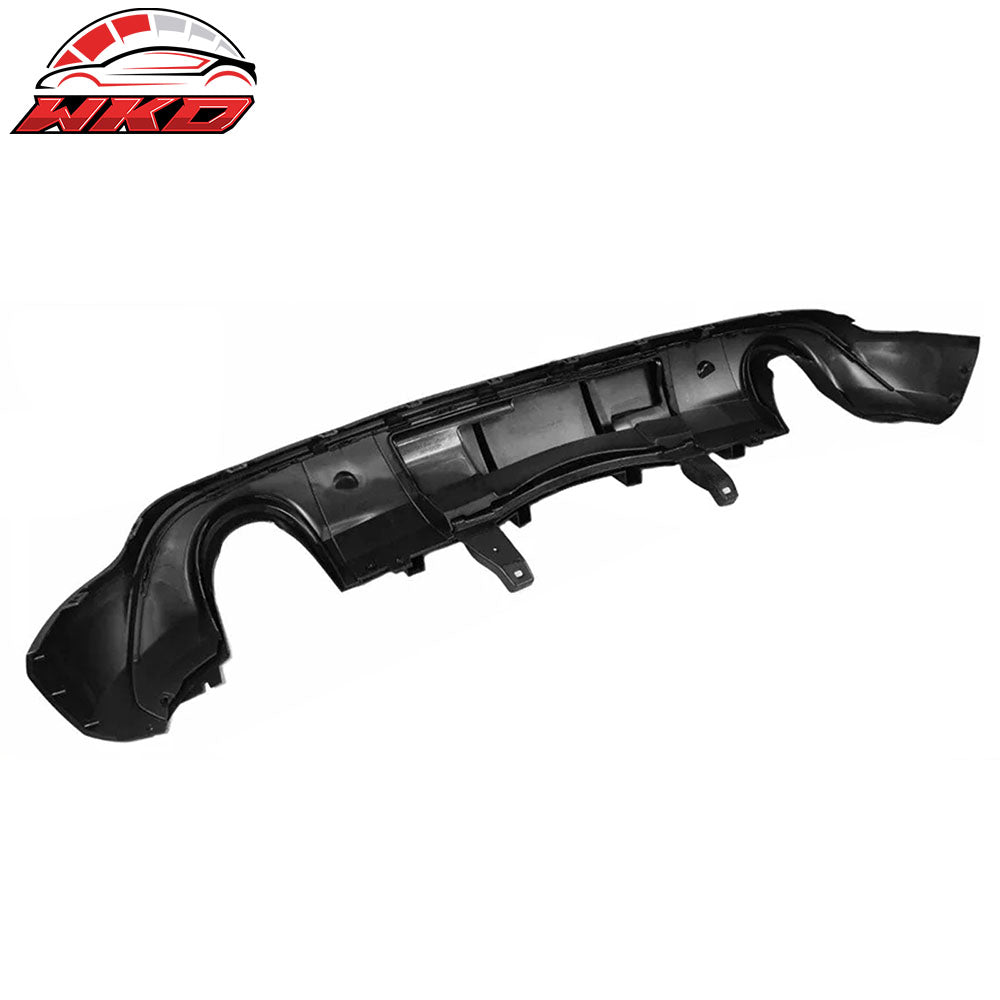 Fits 11-25 Dodge Durango Rear Bumper Lip Diffuser Gloss Black V2 Valance Canard