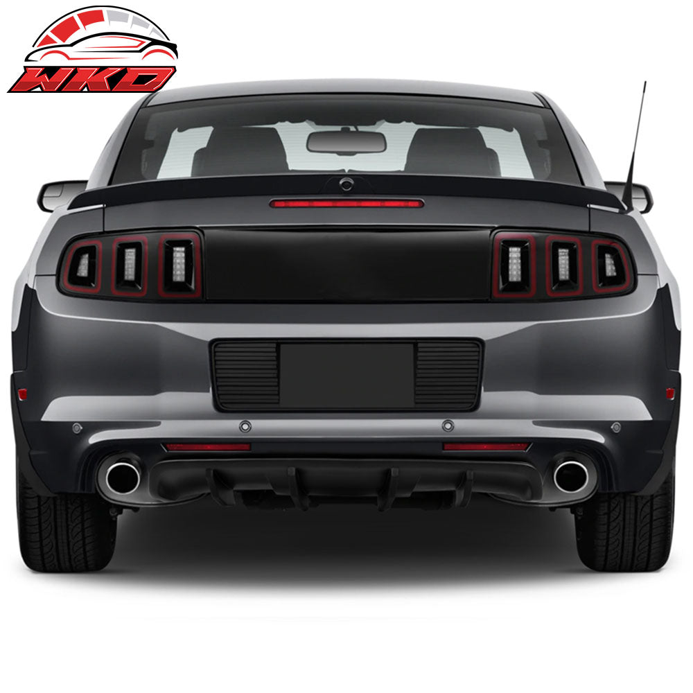Fits 13-14 Ford Mustang V6 California V2 Style Rear Bumper Lip Diffuser - PP