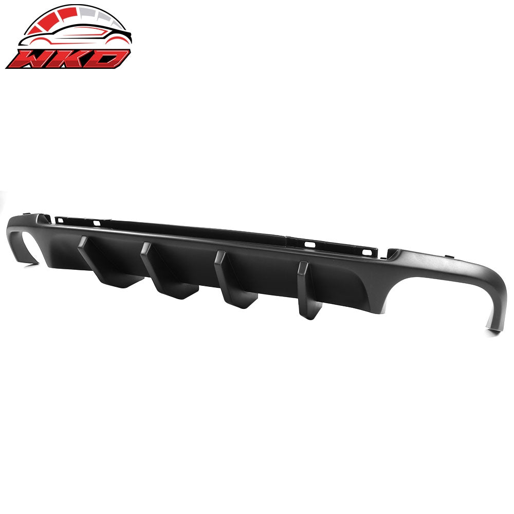 Fits 13-14 Ford Mustang Shelby V2 Style Rear Bumper Lip Diffuser Unpainted PP