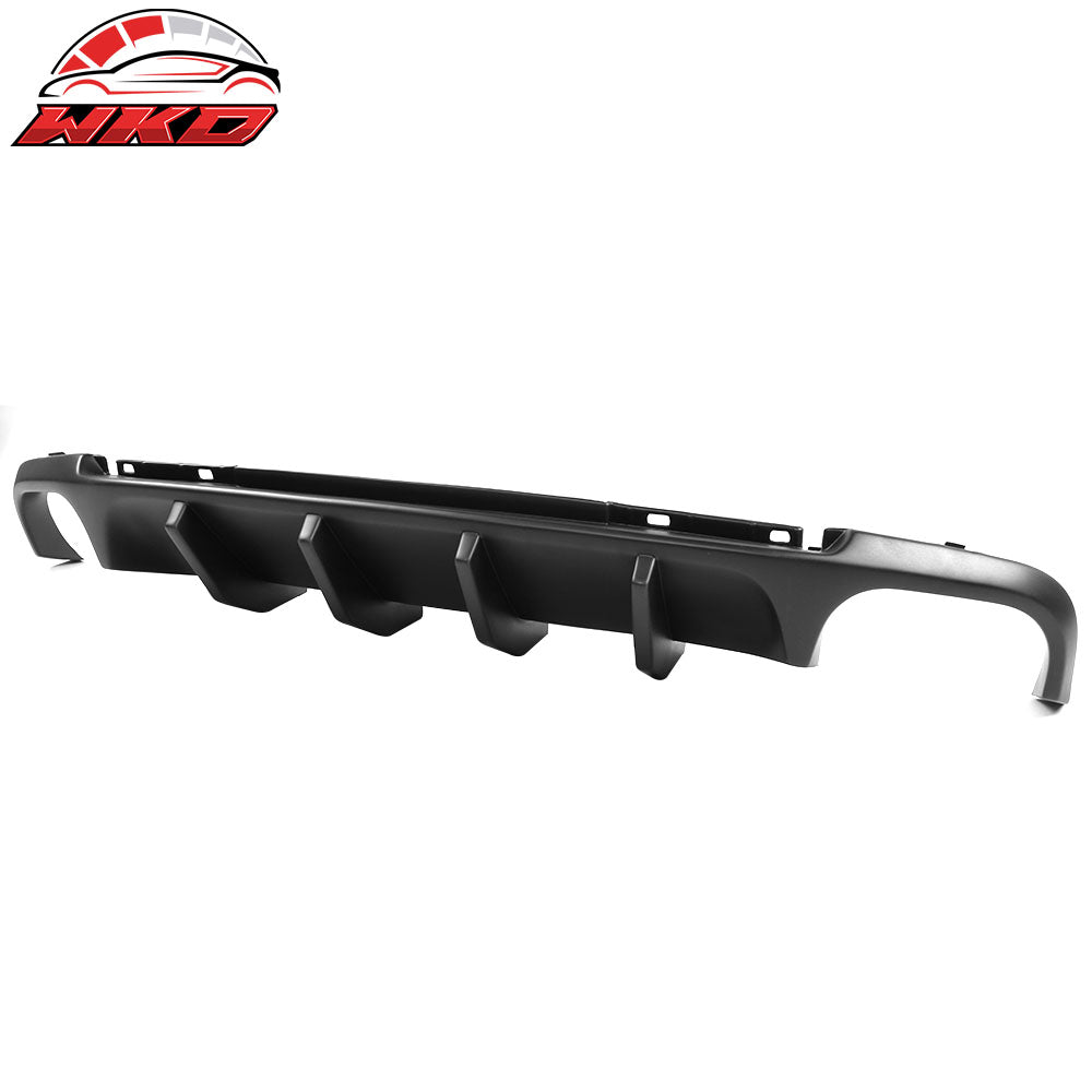 Fits 13-14 Ford Mustang Shelby V2 Style Rear Bumper Lip Diffuser Unpainted PP