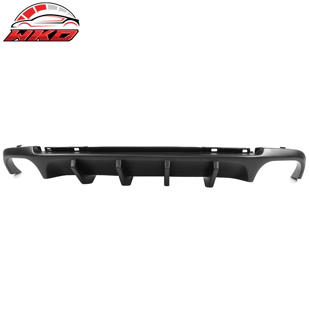 Fits 13-14 Ford Mustang Shelby V2 Style Rear Bumper Lip Diffuser Unpainted PP