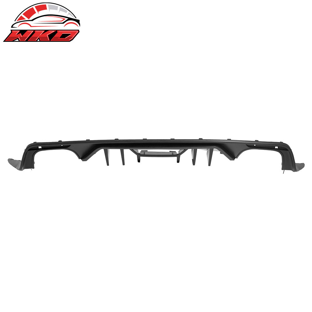 2015-17 Ford Mustang Rock Style Rear Bumper Lip Diffuser PP 4PCS Matte Black | Wholesale