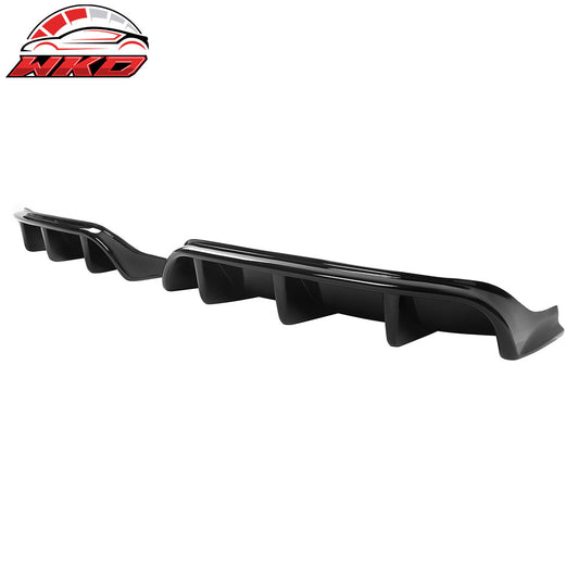 2021-24 Ford Mustang Mach-E GT Gloss Black Rear Bumper Lip Diffuser Fins 2PC | Wholesale