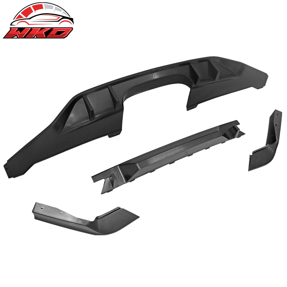 Fits 17-21 Honda Civic Hatchback Type R Rear Bumper Lip Conversion Kit - PP