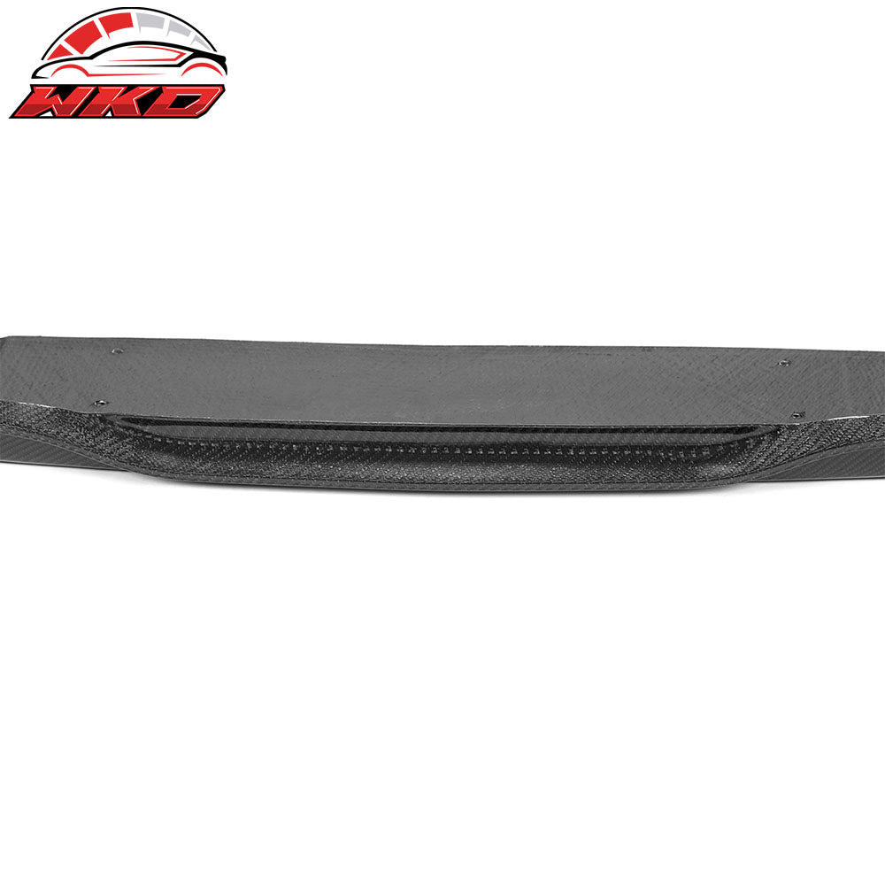 Fits 22-26 Honda Civic Sedan HPD Style Carbon Fiber Rear Bumper Lip Diffuser Fin