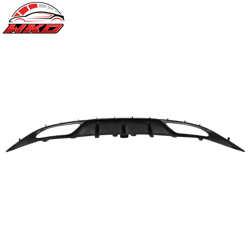 Fits 13-20 Lexus GS350 GS200t GS300 Rear Bumper Lip Diffuser 3 Fins Unpainted PP