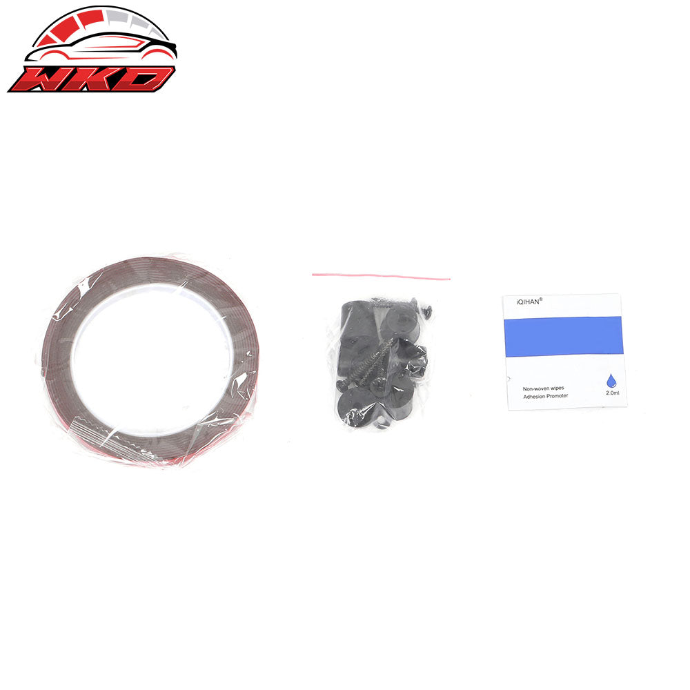 Fits 22-26 Toyota GR86/Subaru BRZ JDM Style Carbon Fiber Print 2PC Rear Diffuser