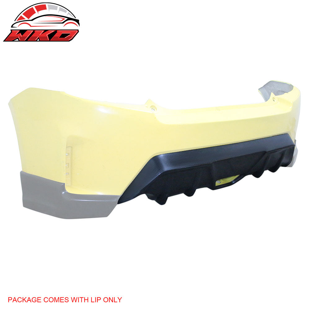 Fits 14-16 Scion tC Ikon Style Rear Bumper Diffuser Guard Spoiler Unpainted PU