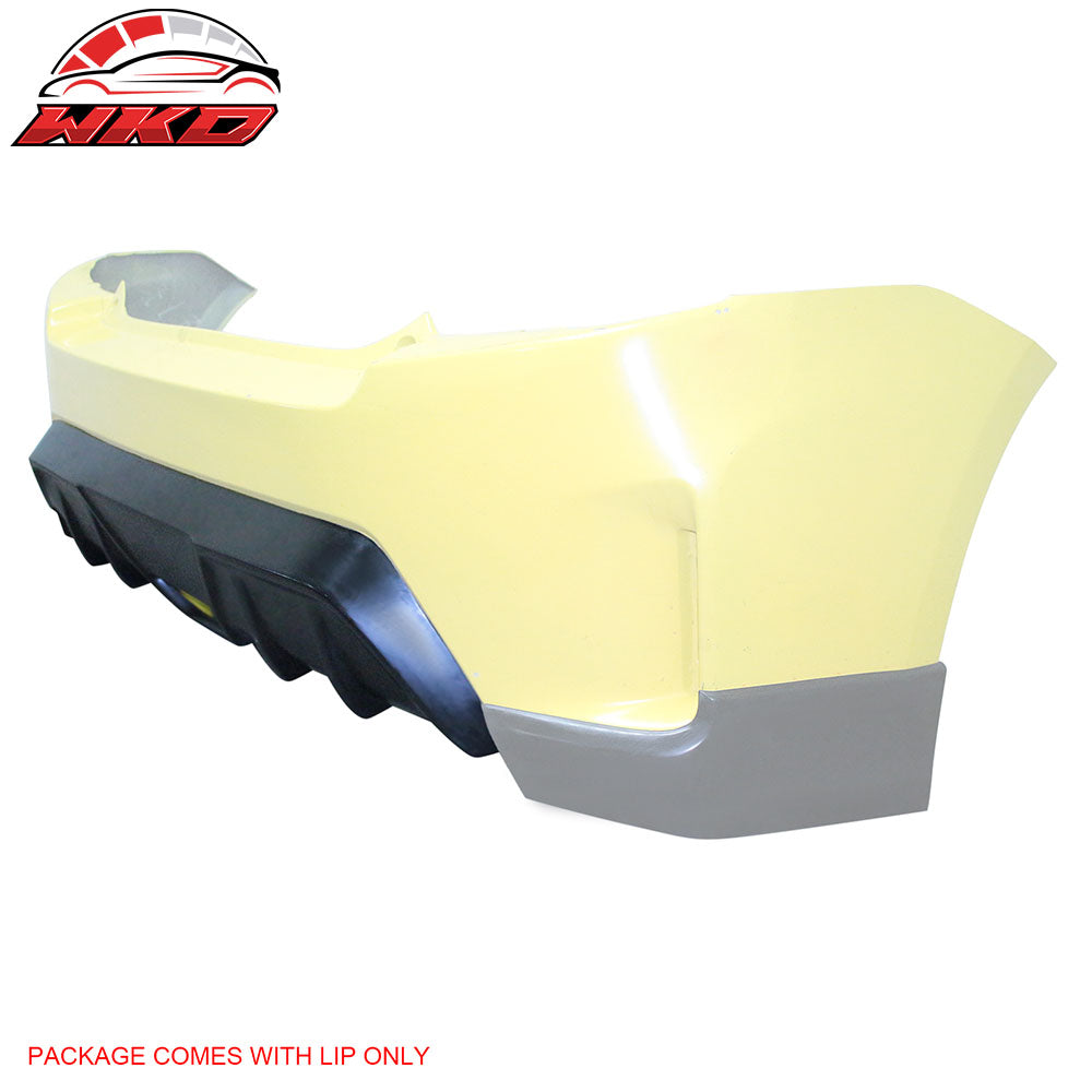 Fits 14-16 Scion tC Ikon Style Rear Bumper Diffuser Guard Spoiler Unpainted PU